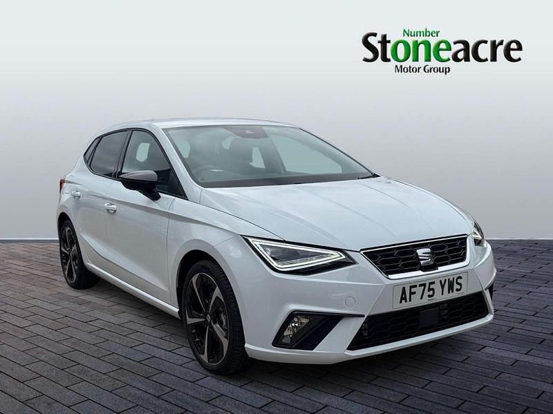 White New 2025 Seat Ibiza FR Sport Hatchback | £18,955 (Good price) - Image 1/4