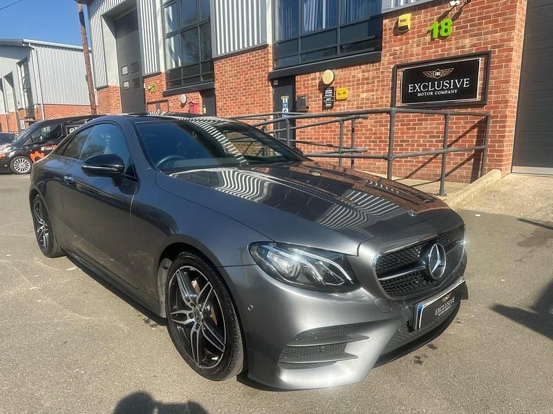 Used Mercedes E220 AMG line 194 HP (142 kW) 2017 Grey Coupe