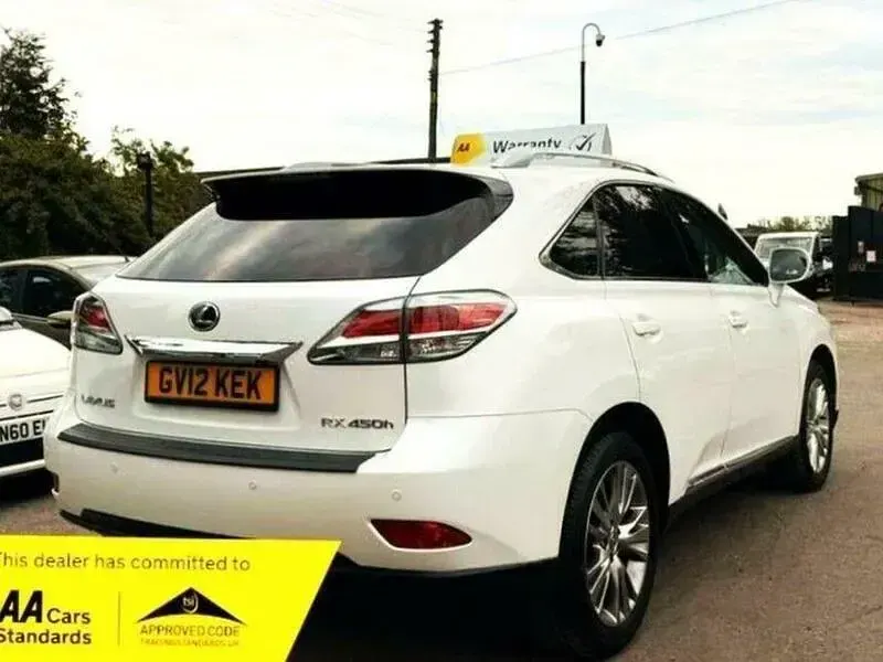 Used Lexus RX450h Luxury Line 2012 White SUV