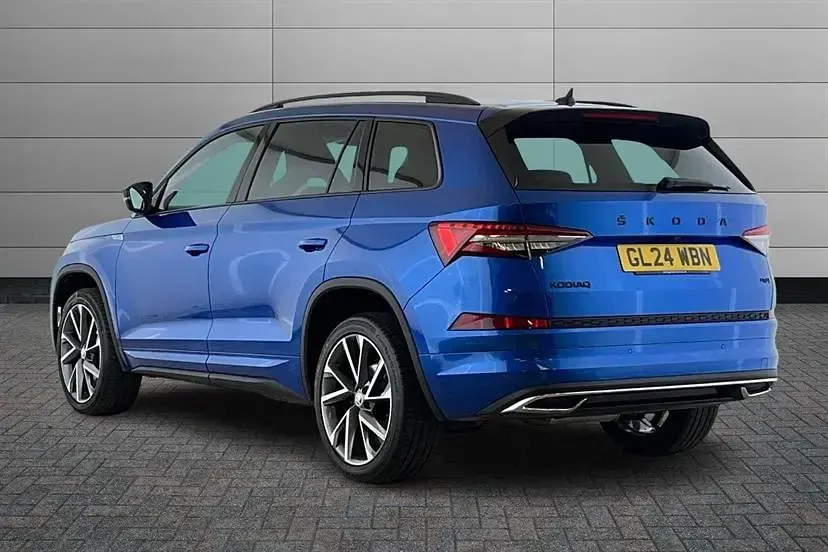 Used Skoda Kodiaq SportLine 200 HP (147 kW) 2024 Race blue SUV