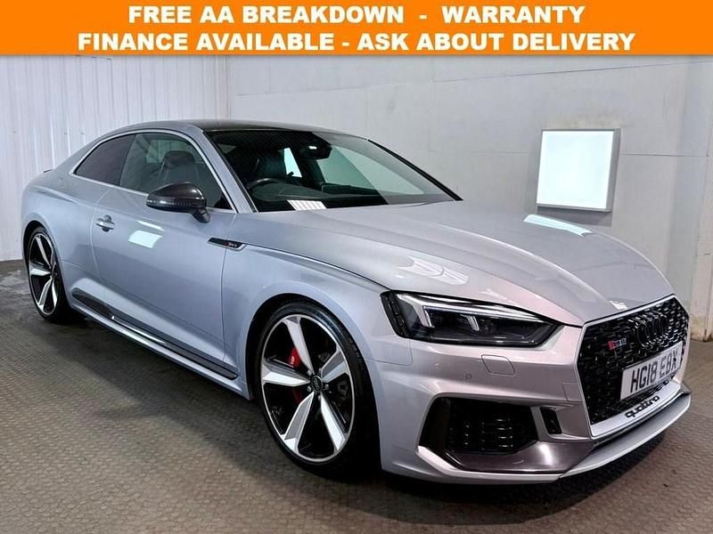 Used Audi RS5 Comfort 450 HP (330 kW) 2018 Silver Coupe