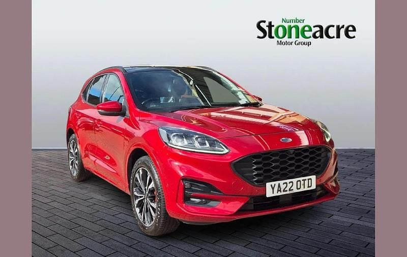 Red Used 2022 Ford Kuga ST-Line X SUV | £15,294 (Fair price) - Image 1/4