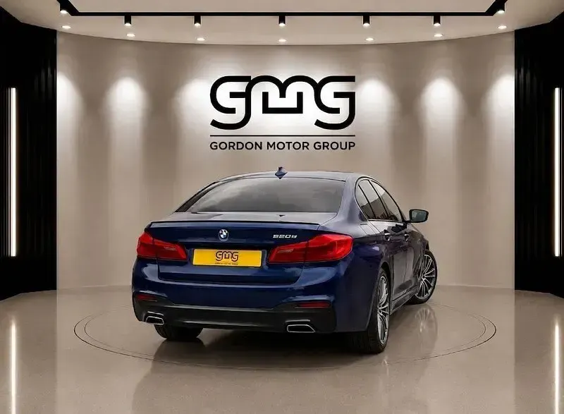 Used BMW 530e M Sport 252 HP (185 kW) 2018 Blue Sedan