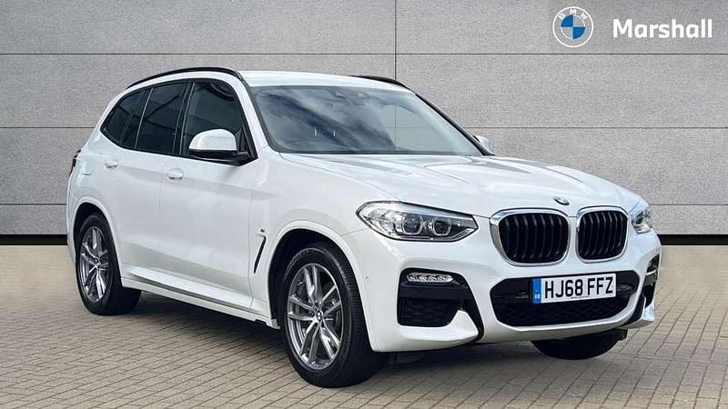White Used 2018 BMW X3 M Sport SUV | £24,313 (Fair price) - Image 1/4