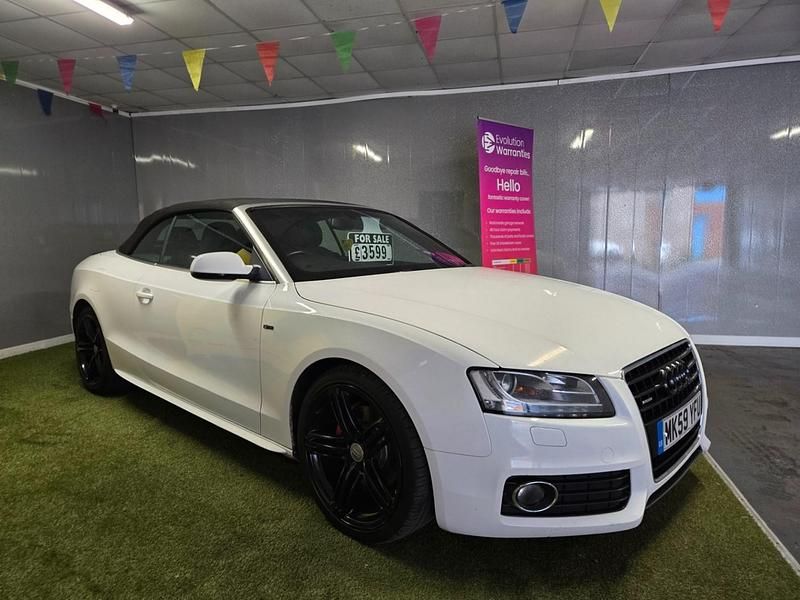 White Used 2009 Audi A5 Cabriolet S-Line Cabriolet | £3,595 (A bit pricey) - Image 1/4