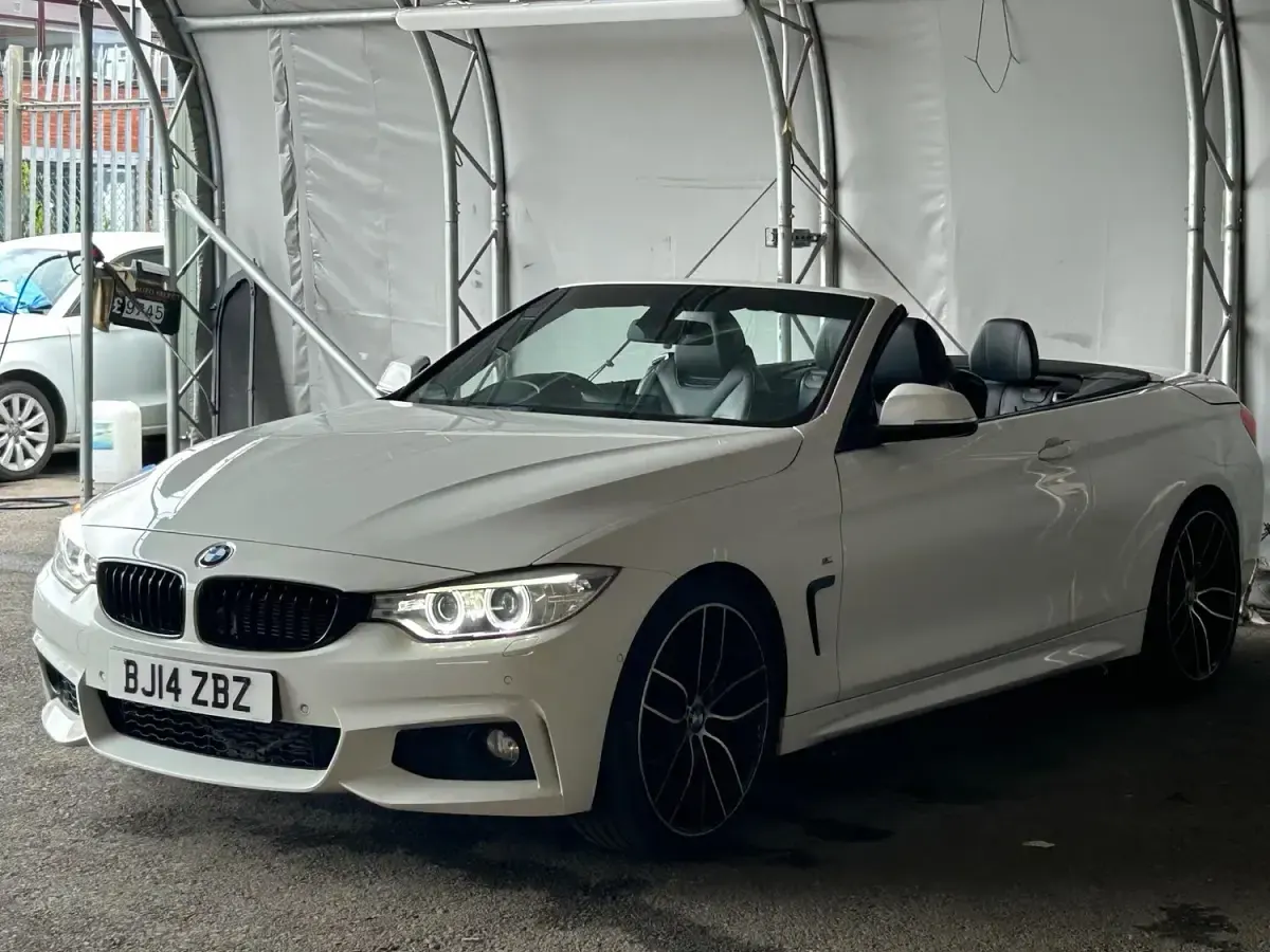Used BMW 420 Cabriolet M Sport 2014 White Cabriolet