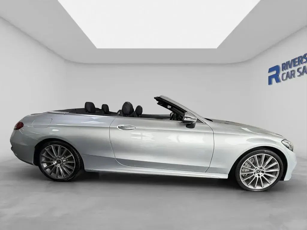 Used Mercedes C300 AMG Line Premium Plus 245 HP (180 kW) 2017 Silver Cabriolet