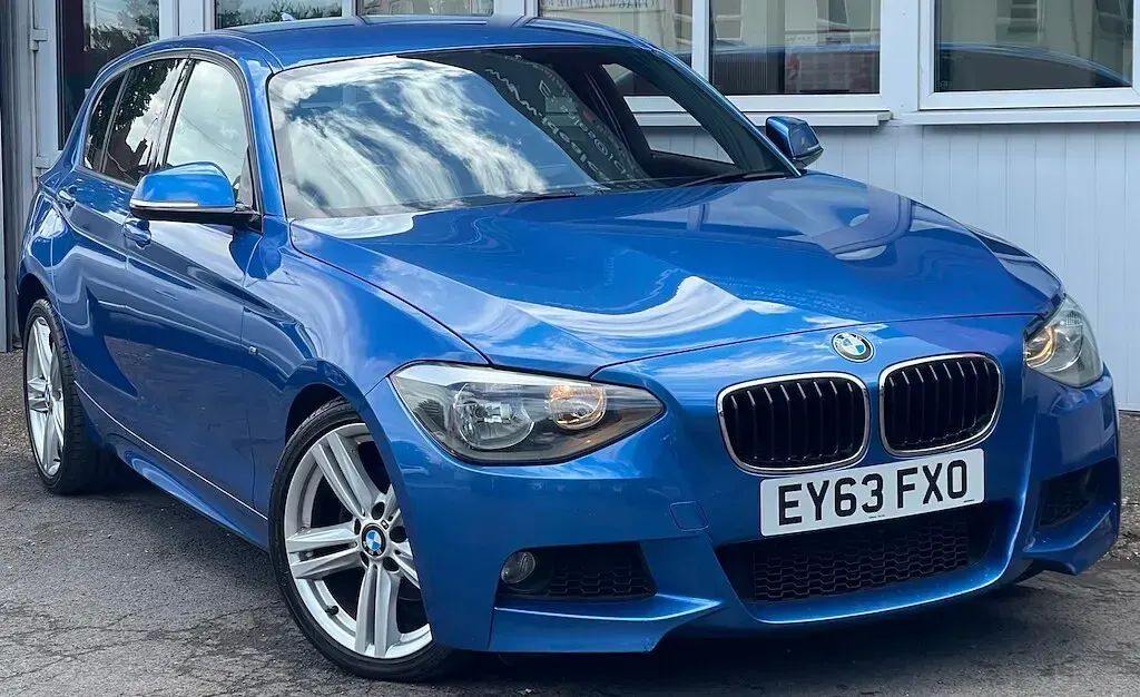 Used BMW 118 M Sport 170 HP (125 kW) 2013 Blue Hatchback