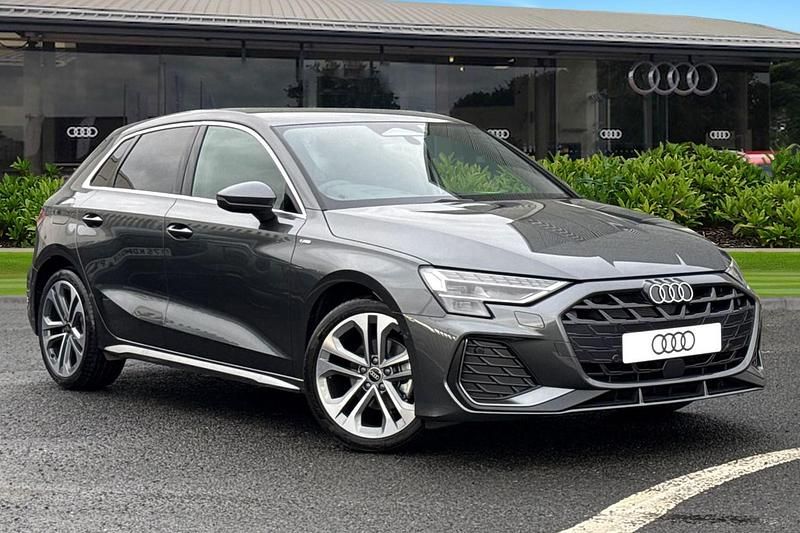 New Audi A3 Sportback S-Line 150 HP (110 kW) 2026 Grey Hatchback
