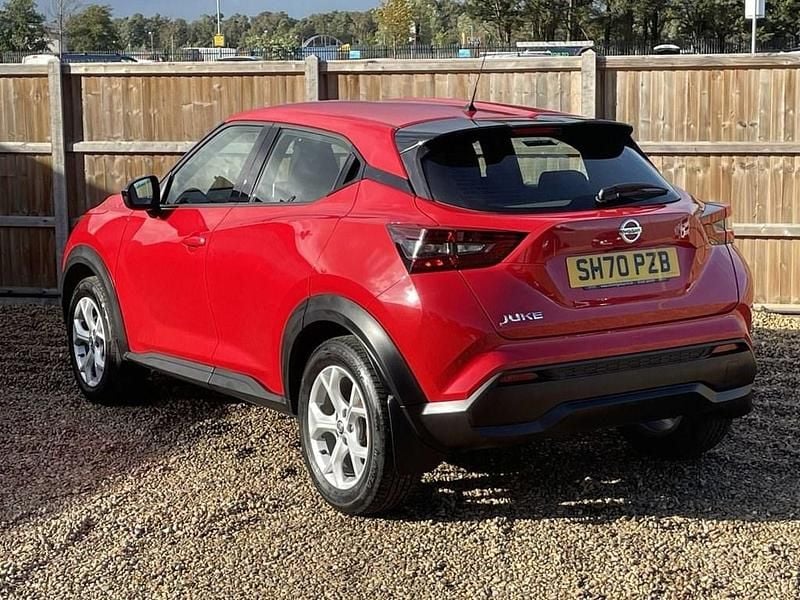 Used Nissan Juke Acenta 117 HP (86 kW) 2020 Red SUV