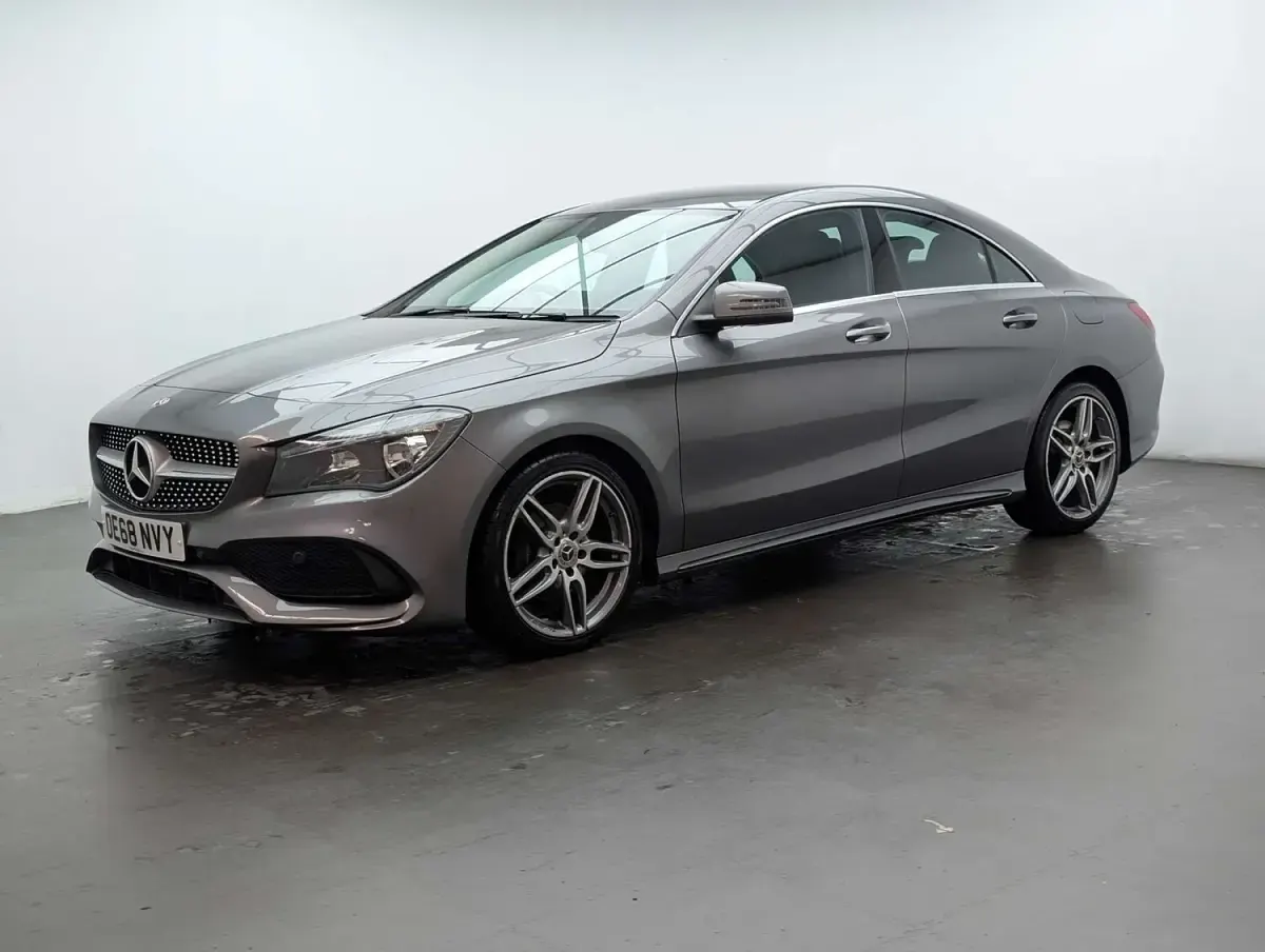 Used Mercedes CLA200 AMG line 156 HP (114 kW) 2018 Grey Sedan