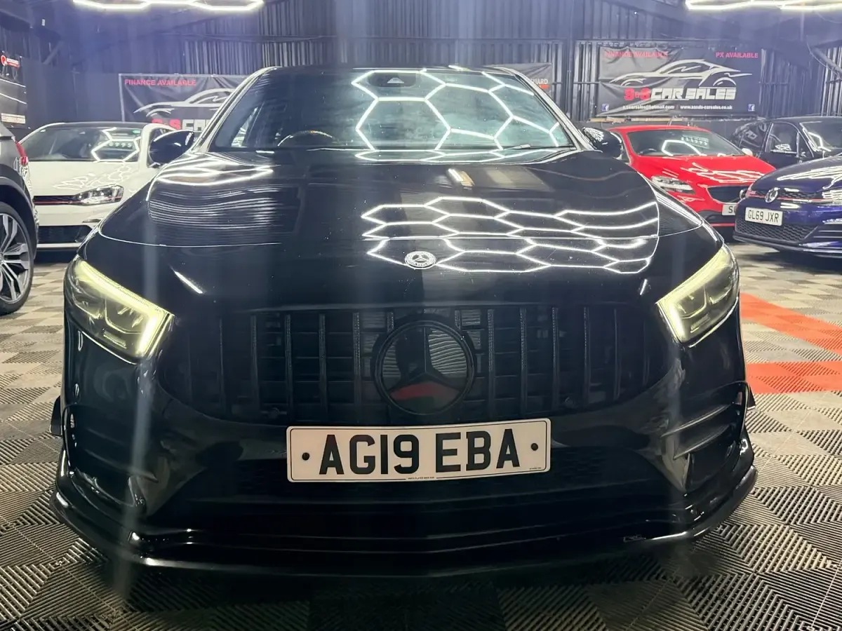 Used Mercedes A200 AMG line 163 HP (119 kW) 2019 Black Hatchback