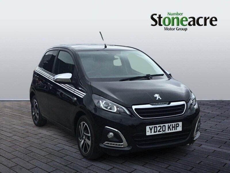 Black Used 2020 Peugeot 108 Collection Hatchback | £8,995 (Fair price) - Image 1/4