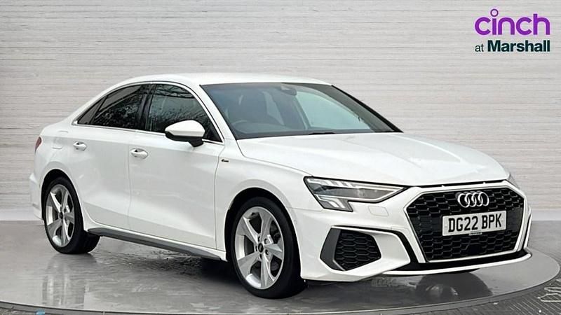Used Audi A3 S-Line 110 HP (80 kW) 2022 White Sedan