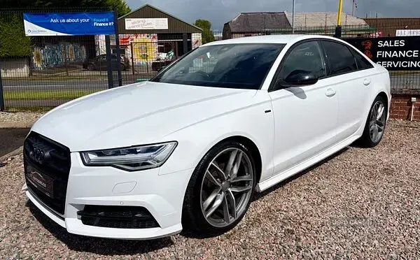 Used Audi A6 Black Edition 190 HP (139 kW) 2017 White Sedan