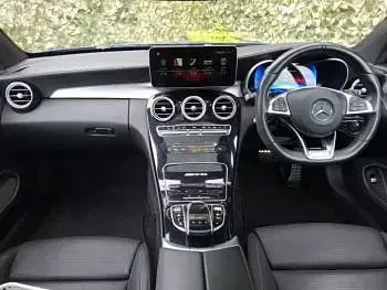 Used Mercedes C63 AMG Premium 476 HP (350 kW) 2018 Blue Coupe