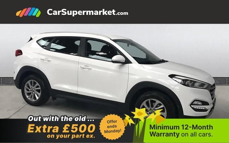 Used Hyundai Tucson SE 136 HP (100 kW) 2017 White SUV