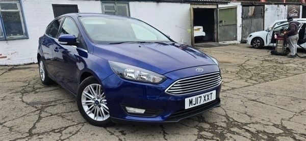 Blue Used 2017 Ford Focus Zetec Hatchback | £8,552 (Fair price) - Image 1/1