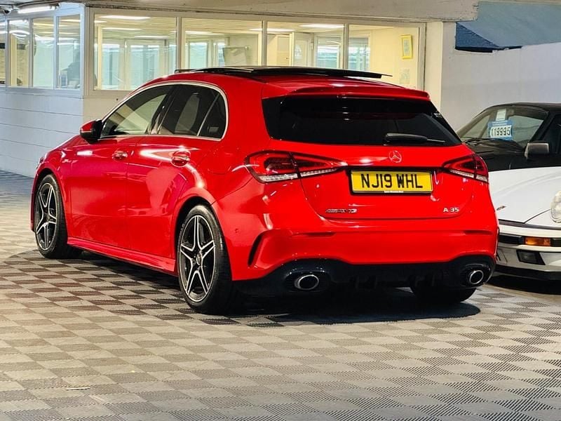 Used Mercedes A35 AMG Premium Plus 2019 Red Hatchback
