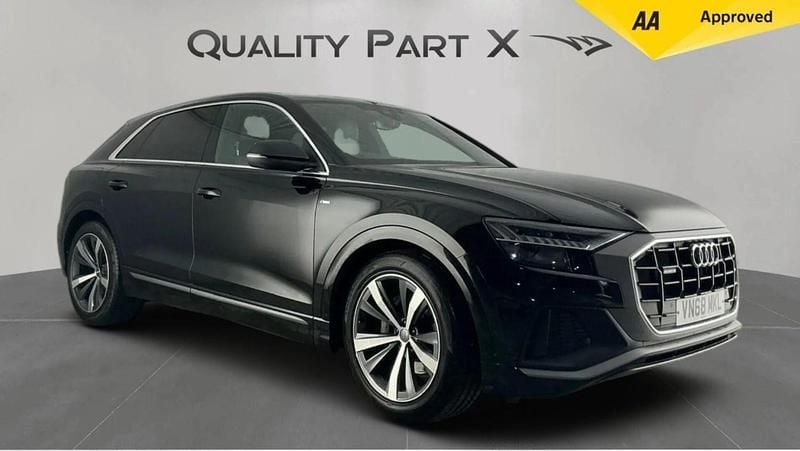 Used Audi Q8 S-Line 286 HP (210 kW) 2018 Black SUV
