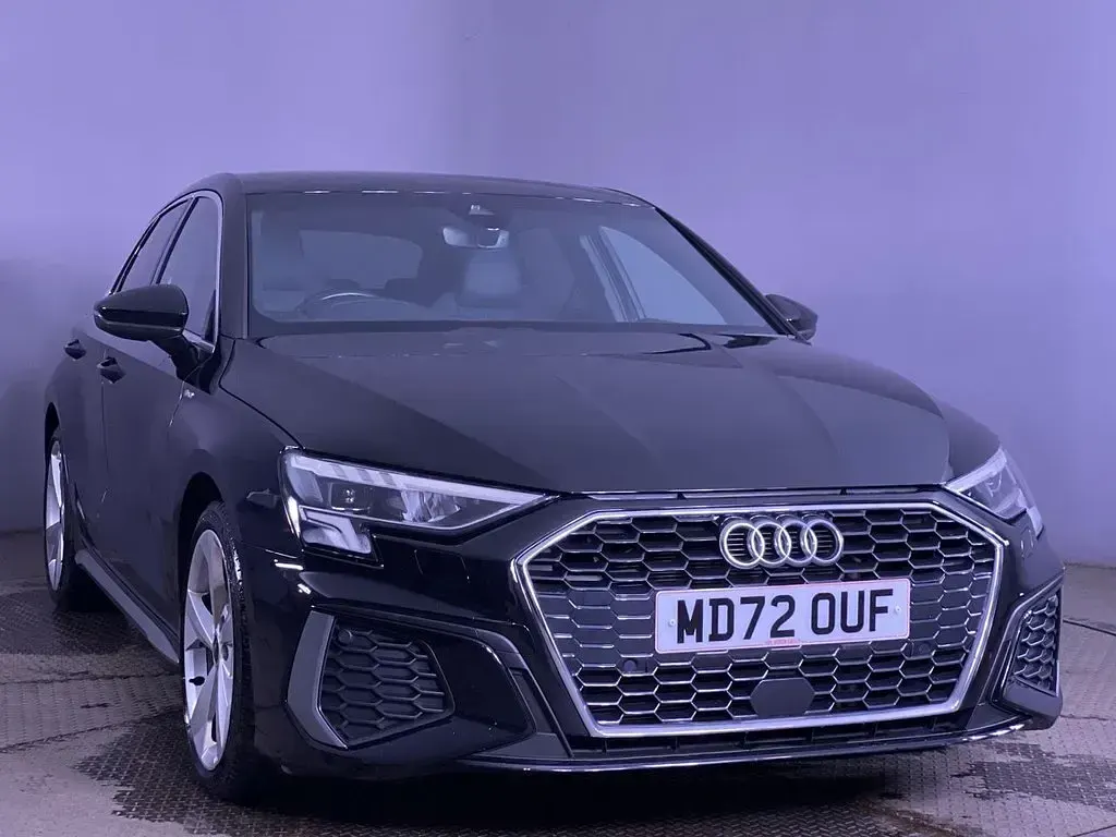 Used Audi A3 Sportback S-Line 110 HP (80 kW) 2023 Black Hatchback