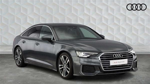 Daytona grey, pearl effect Used 2019 Audi A6 S-Line Sedan | £20,950 (Good price) - Image 1/4