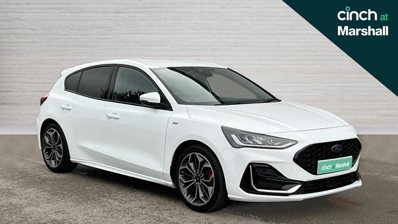 White Used 2022 Ford Focus ST-Line Hatchback | £17,295 (A bit pricey) - Image 1/4