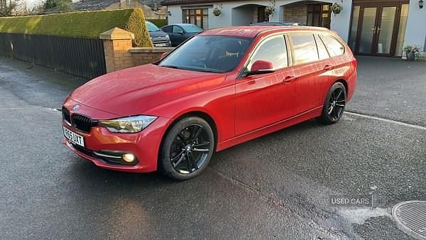 Red Used 2015 BMW 320 Sport Line Estate | £5,850 (A bit pricey) - Image 1/4