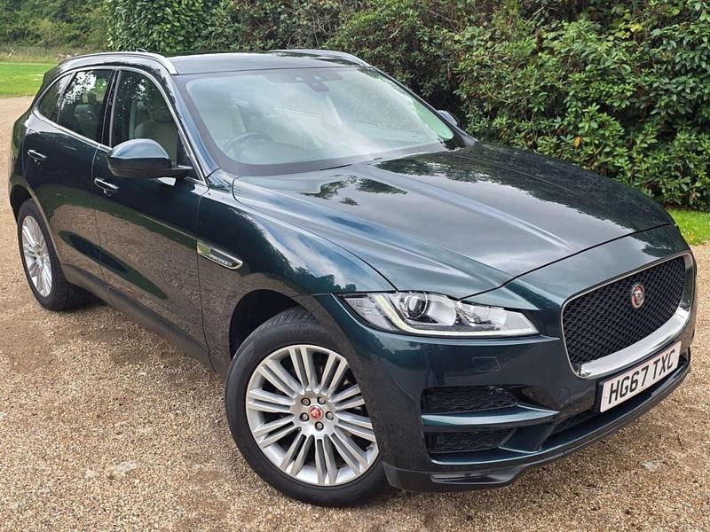 Green Used 2018 Jaguar F-Pace Portfolio SUV | £12,666 (Good price) - Image 1/3