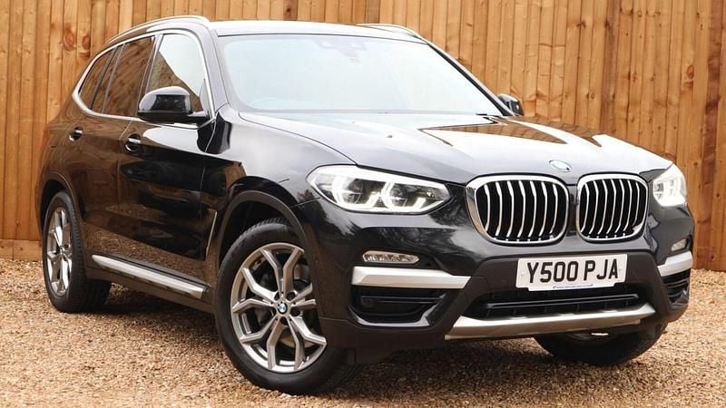 Black Used 2018 BMW X3 xLine SUV | £24,000 (Good price) - Image 1/4