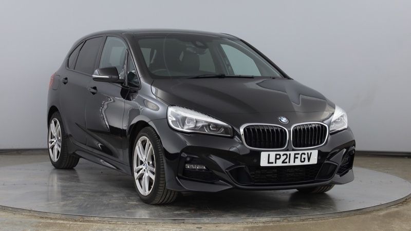 Black Used 2021 BMW 218 Active Tourer M Sport MPV | £17,250 (Super price) - Image 1/4