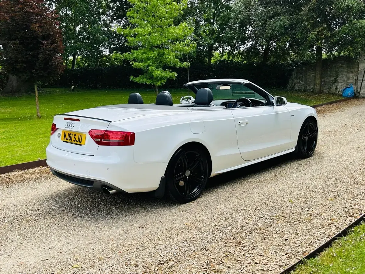 Used Audi A5 Cabriolet S-Line 2011 White Cabriolet