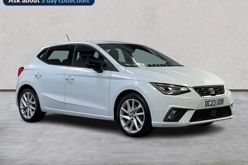 White Used 2023 Seat Ibiza FR Hatchback | £14,052 (Fair price) - Image 1/4