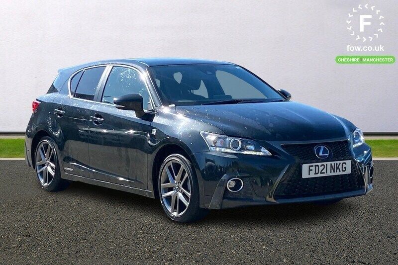 Black Used 2021 Lexus CT200h Sport Line Hatchback | £18,099 (Good price) - Image 1/3