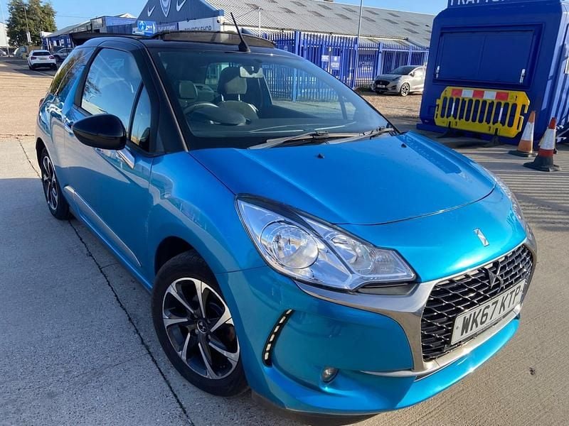 Blue Used 2017 DS Automobiles DS3 Cabriolet Elegance Cabriolet | £4,995 - Image 1/4