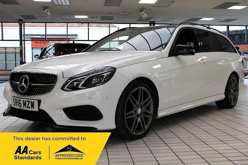 Used Mercedes E220 Premium 2016 White Estate