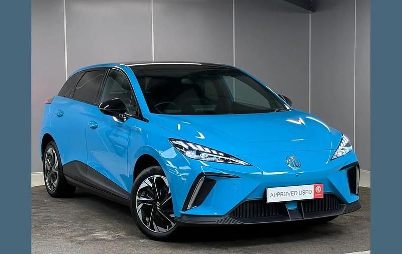 Used MG MG4 EV Trophy 150 kW (204 HP) 2023 Blue Hatchback