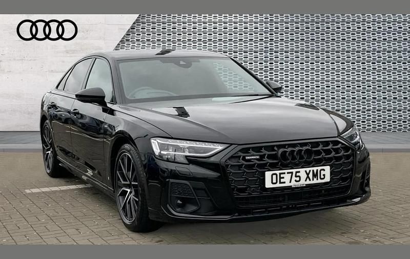 New Audi A8 Black Edition 286 HP (210 kW) 2025 Black Sedan