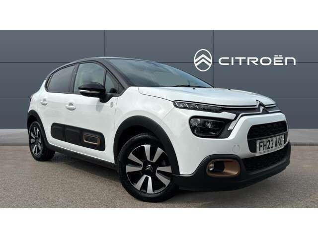 White Used 2023 Citroën C3 PureTech Hatchback | £12,763 (Fair price) - Image 1/4