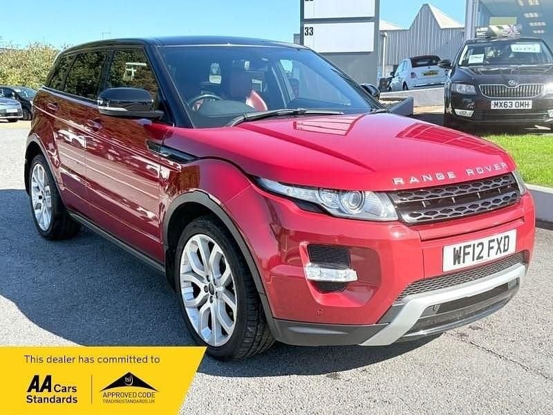 Red Used 2012 Land Rover Range Rover evoque Dynamic SUV | £7,395 (Good price) - Image 1/4