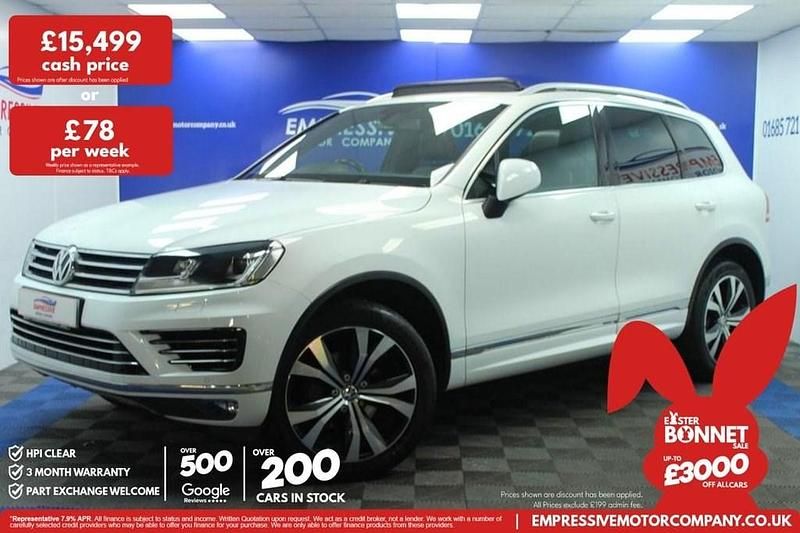 Used VW Touareg R-line 262 HP (192 kW) 2015 White SUV