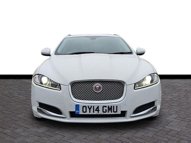 Begagnad Jaguar XF Premium Luxury 2014 Vit Kombi
