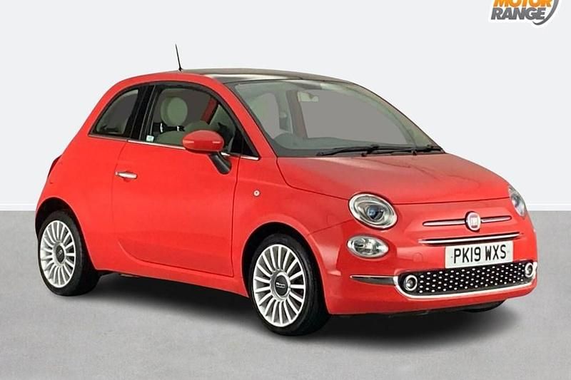 Pink Used 2019 Fiat 500 Lounge Hatchback | £7,895 (Fair price) - Image 1/1