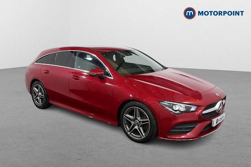 Red Used 2022 Mercedes CLA180 AMG line Sedan | £19,999 (Super price) - Image 1/4