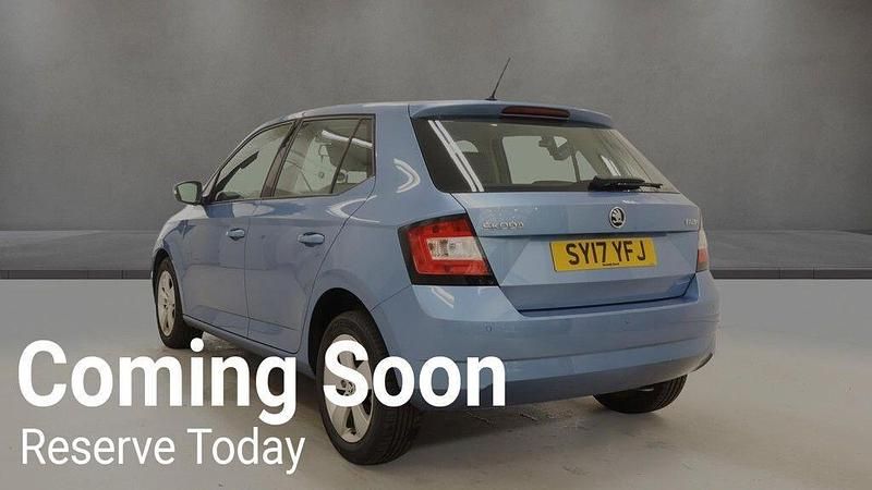 Used Skoda Fabia SE 110 HP (80 kW) 2017 Blue Hatchback