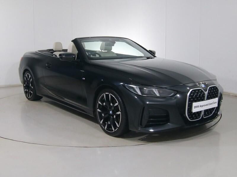 Black Used 2024 BMW 420 M Sport Cabriolet | £39,995 (Fair price) - Image 1/4