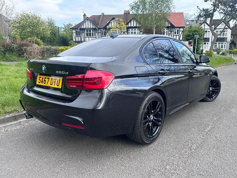 Used BMW 320 M Sport 2017 Black Sedan