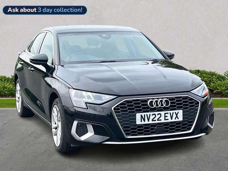 Black Used 2022 Audi A3 Sport Sedan | £21,176 (Super price) - Image 1/4