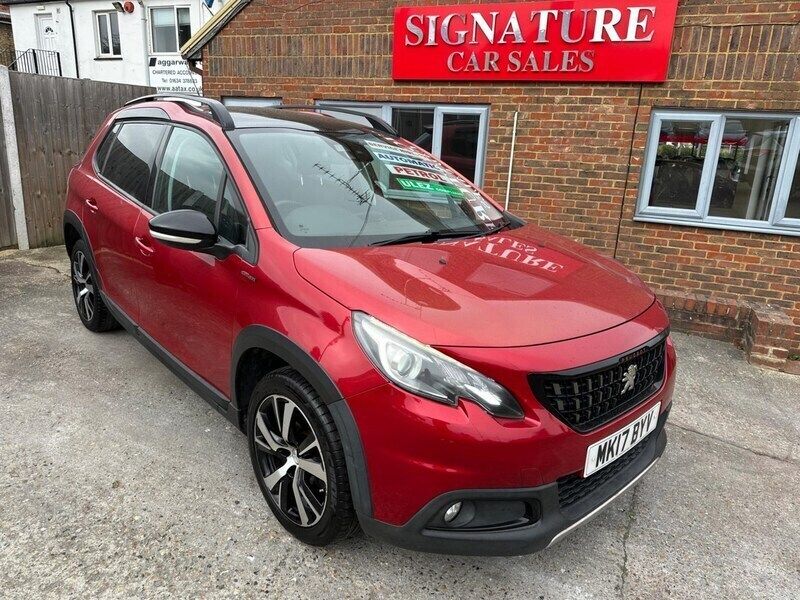Red Used 2017 Peugeot 2008 GT-line SUV | £6,295 (Fair price) - Image 1/4