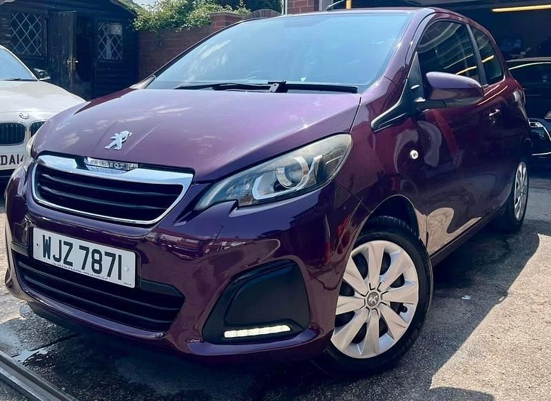 Used Peugeot 108 Active 68 HP (50 kW) 2015 Purple Hatchback